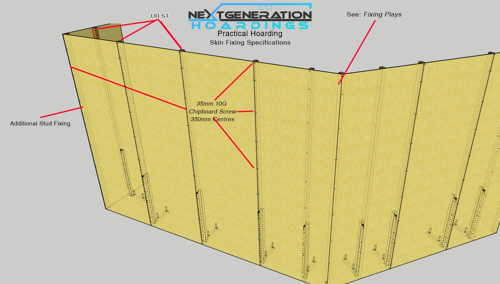 Practical-hoarding-skin-fixing-specifications